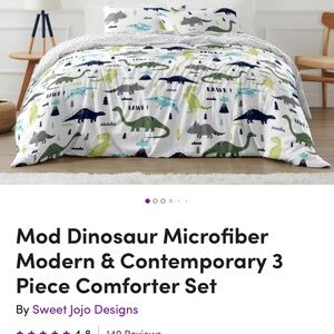 Sweet JoJo ModDino Full Size Bedding Set